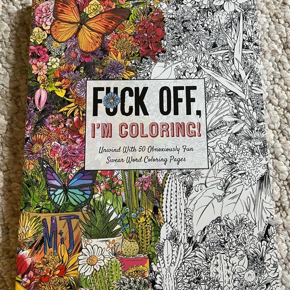 1 book by The Captain and 2 colouring books - fun swear words - colour therapy - Picture 7 of 9